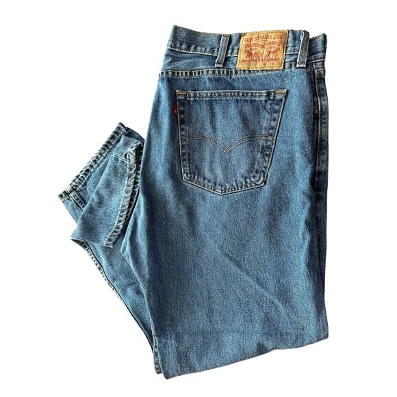 Levis 505 Regular Fit Blue Jeans 40x32 Clean Normcorp Western - Picture 1 of 9